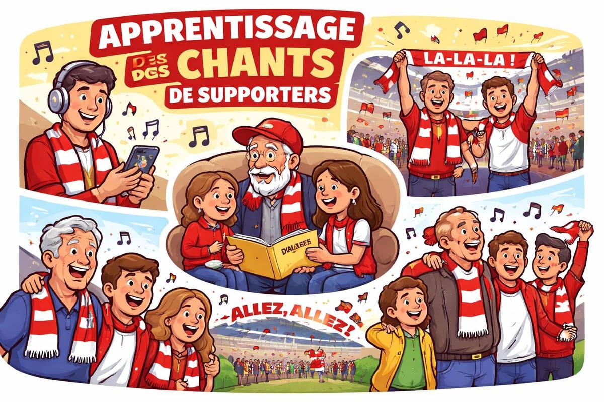 Chants supporters apprentissage