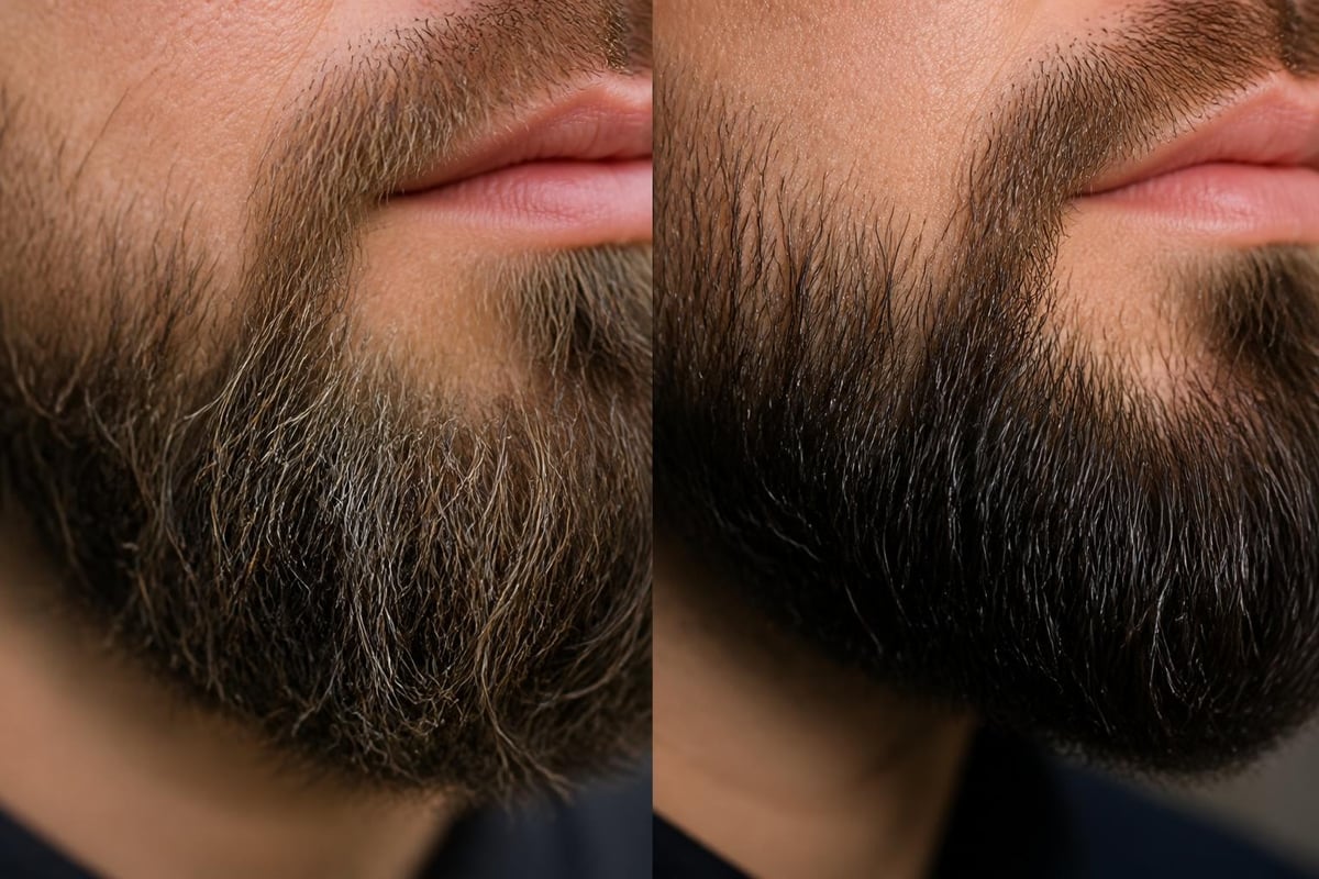 Beard hair structure and moisture loss