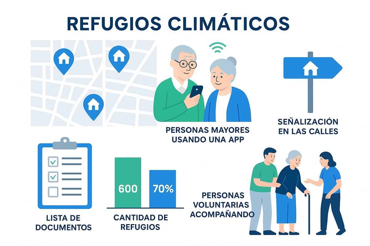 Cómo identificar y acceder a refugios climáticos en tu ciudad