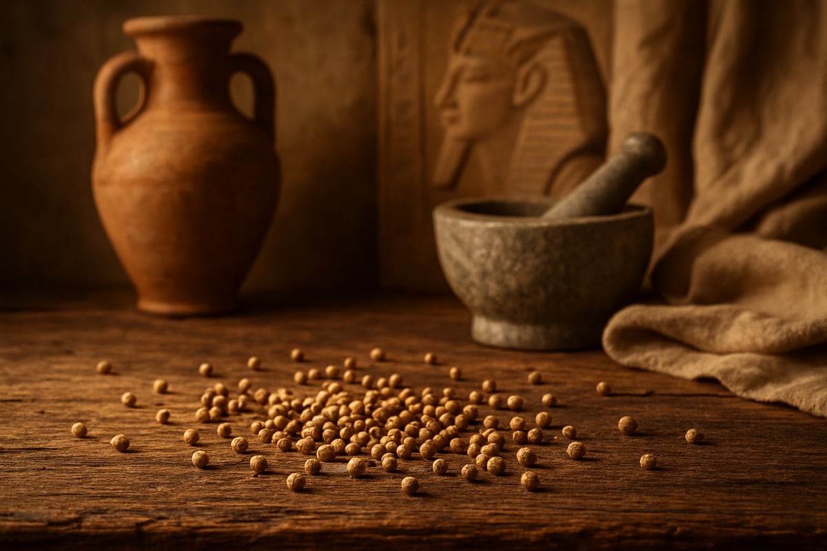 L’histoire fascinante de la coriandre : de l’Antiquité à nos jours