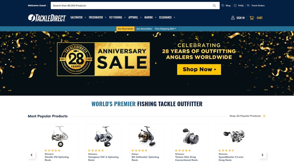9 Essential Fishing Tackle Shops Online for Anglers in 2025 - TackleDirect