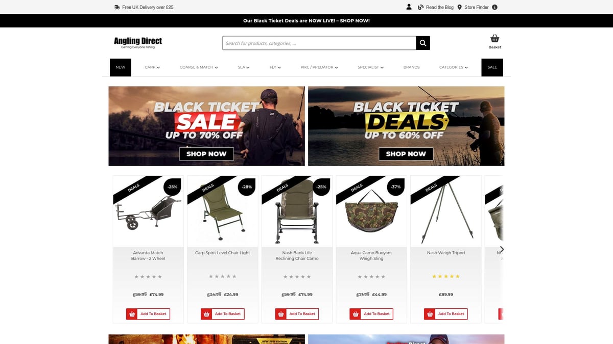 9 Essential Fishing Tackle Shops Online for Anglers in 2025 - Angling Direct