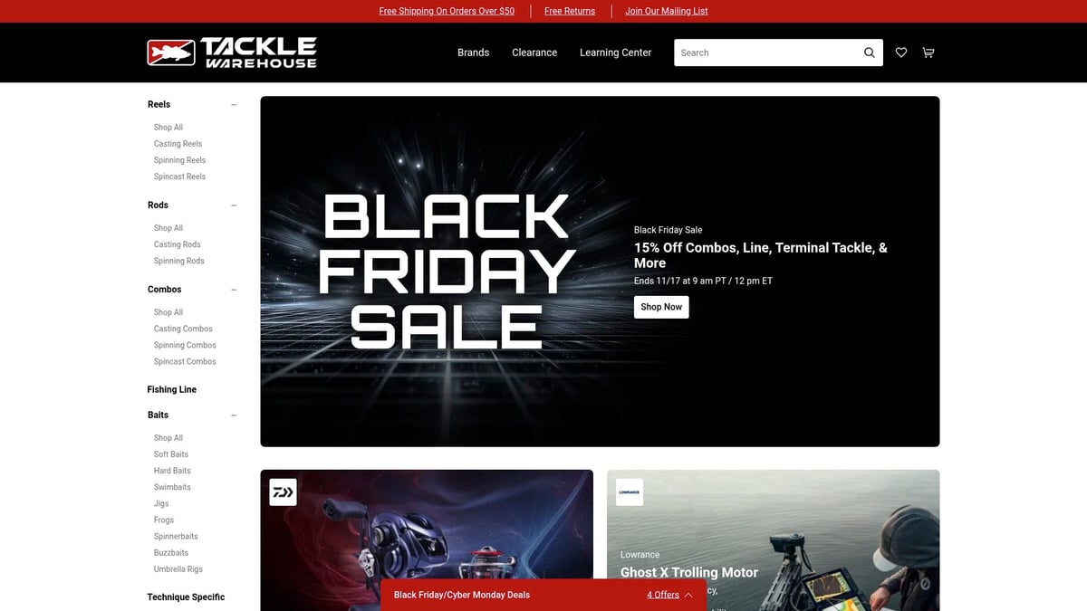 9 Essential Fishing Tackle Shops Online for Anglers in 2025 - Tackle Warehouse