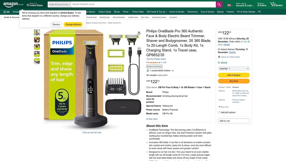 Top 7 Best Beard Trimmer For Men 2026: Expert Picks - Philips OneBlade Pro 360