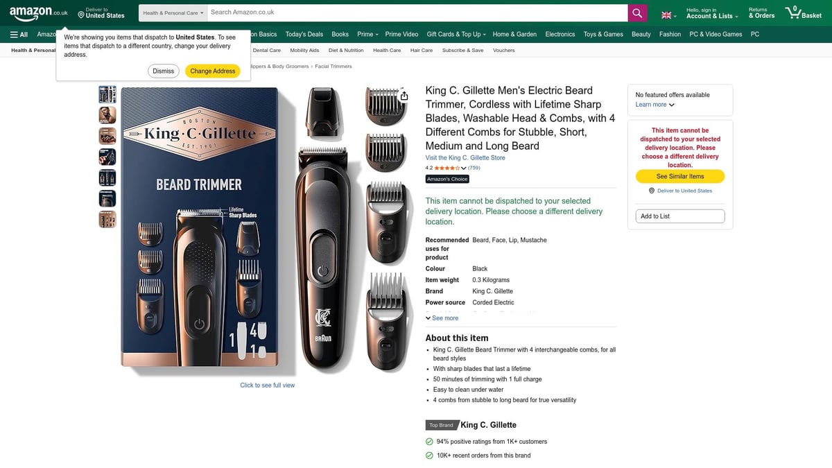 Top 7 Best Beard Trimmer For Men 2026: Expert Picks - King C. Gillette Beard Trimmer Kit
