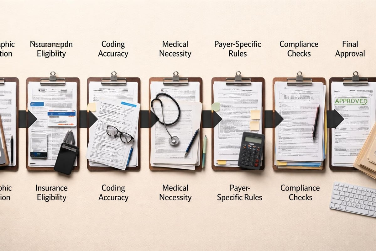 Claim scrubbing workflow