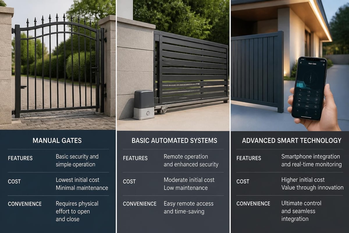 Gate automation levels