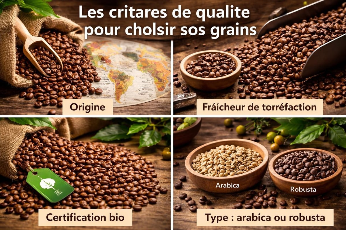 Sélection et évaluation des grains de café