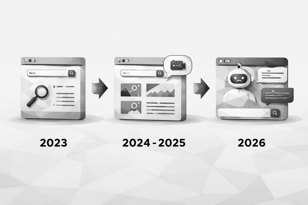 AI search adoption timeline