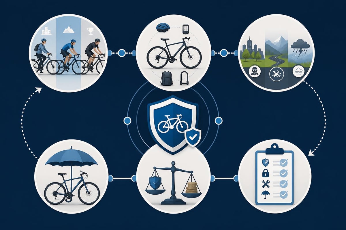 C&oacute;mo elegir seguro de bicis