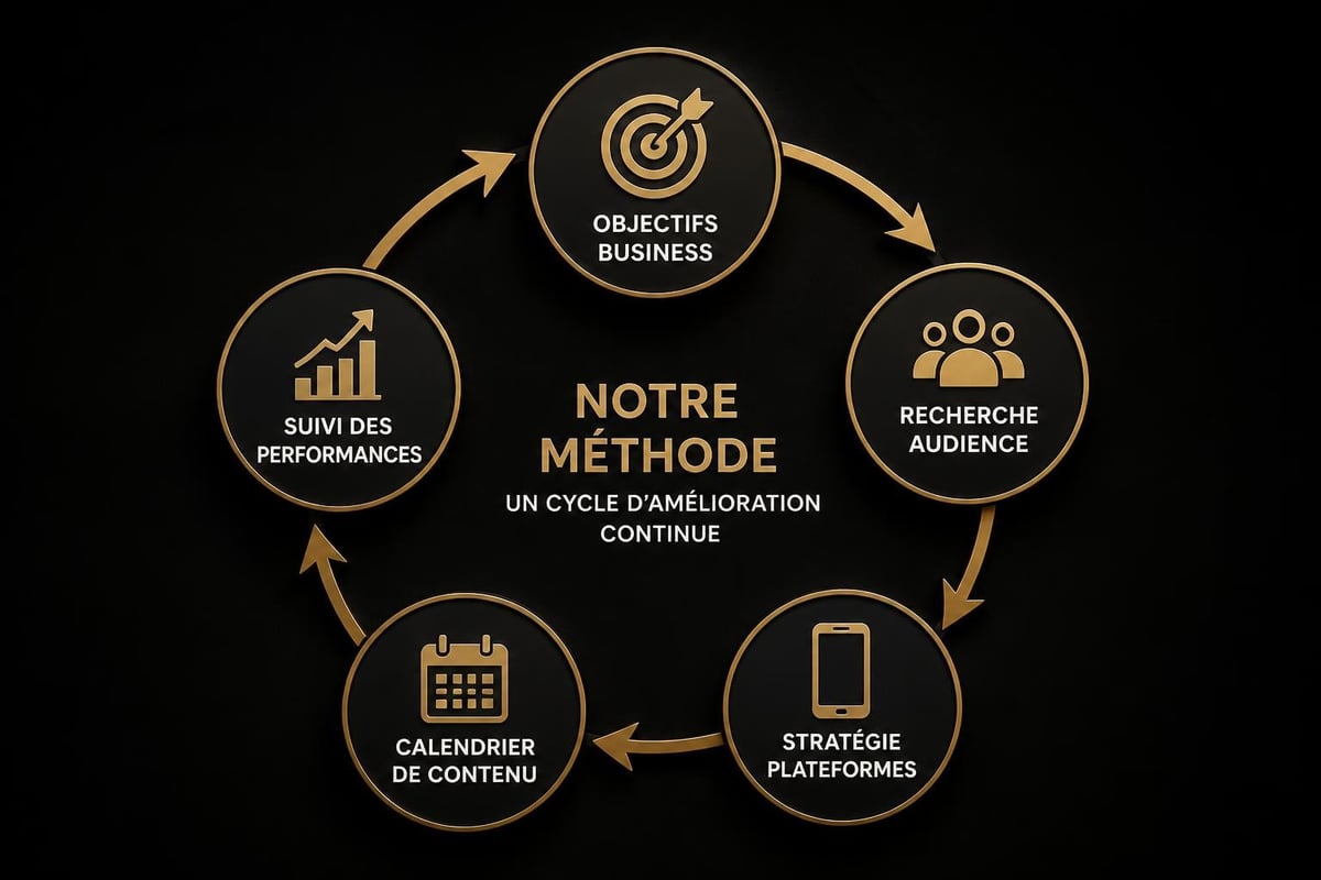 Social marketing agency workflow