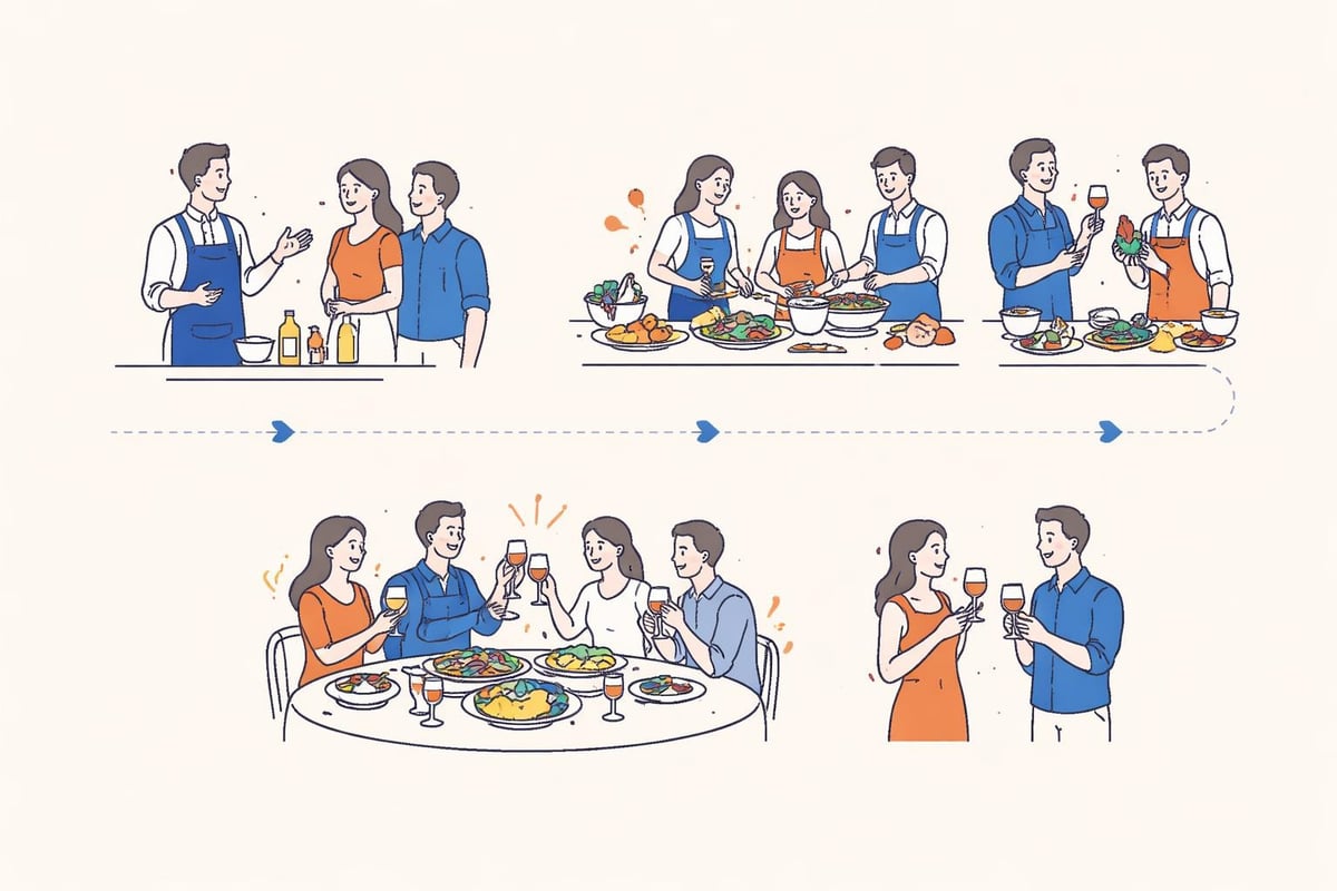 Ablauf eines Teamkochevents