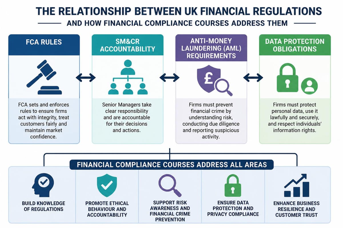 Financial compliance regulatory framework map