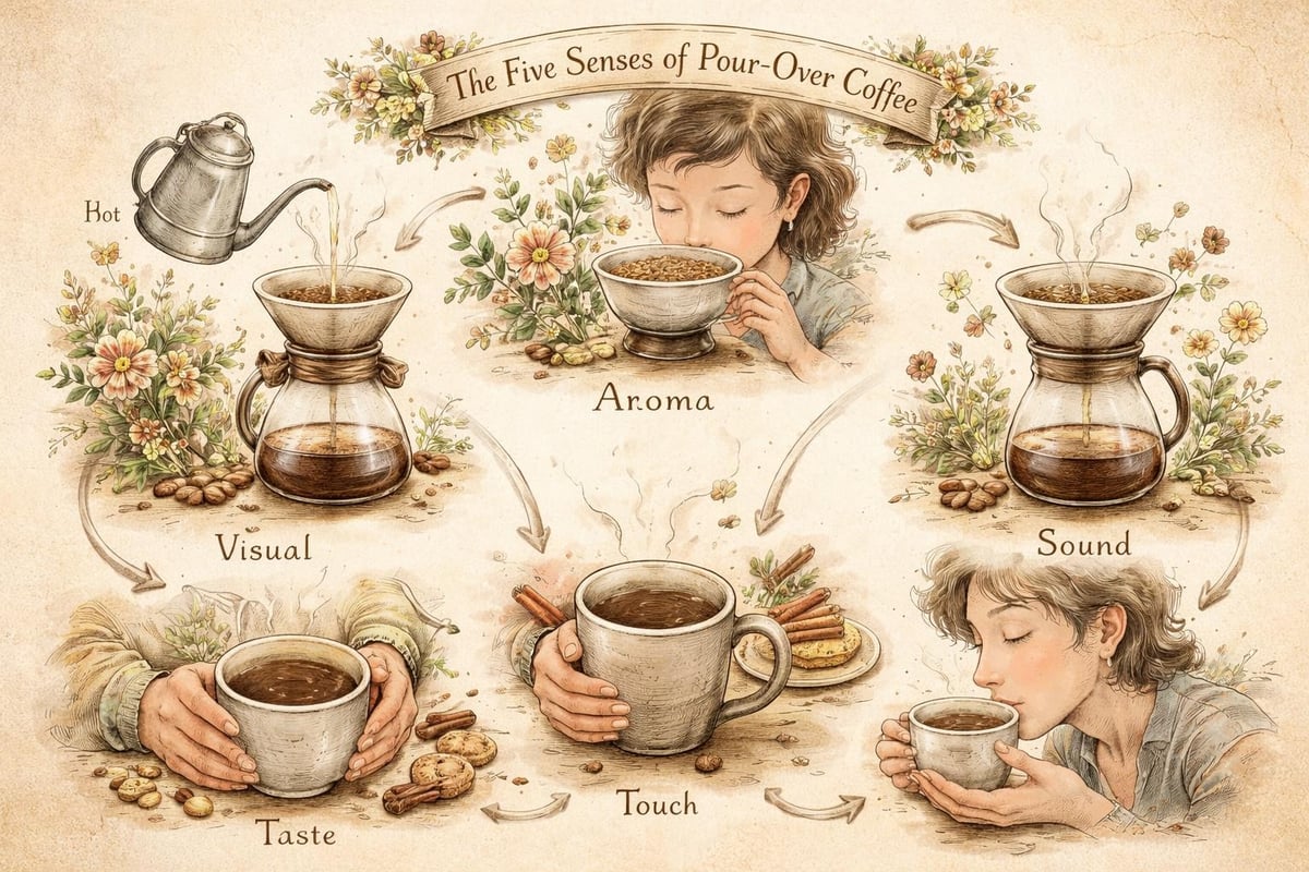 Sensory dimensions of pour over