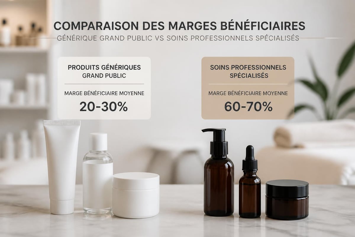 Marge rentabilité produits institut