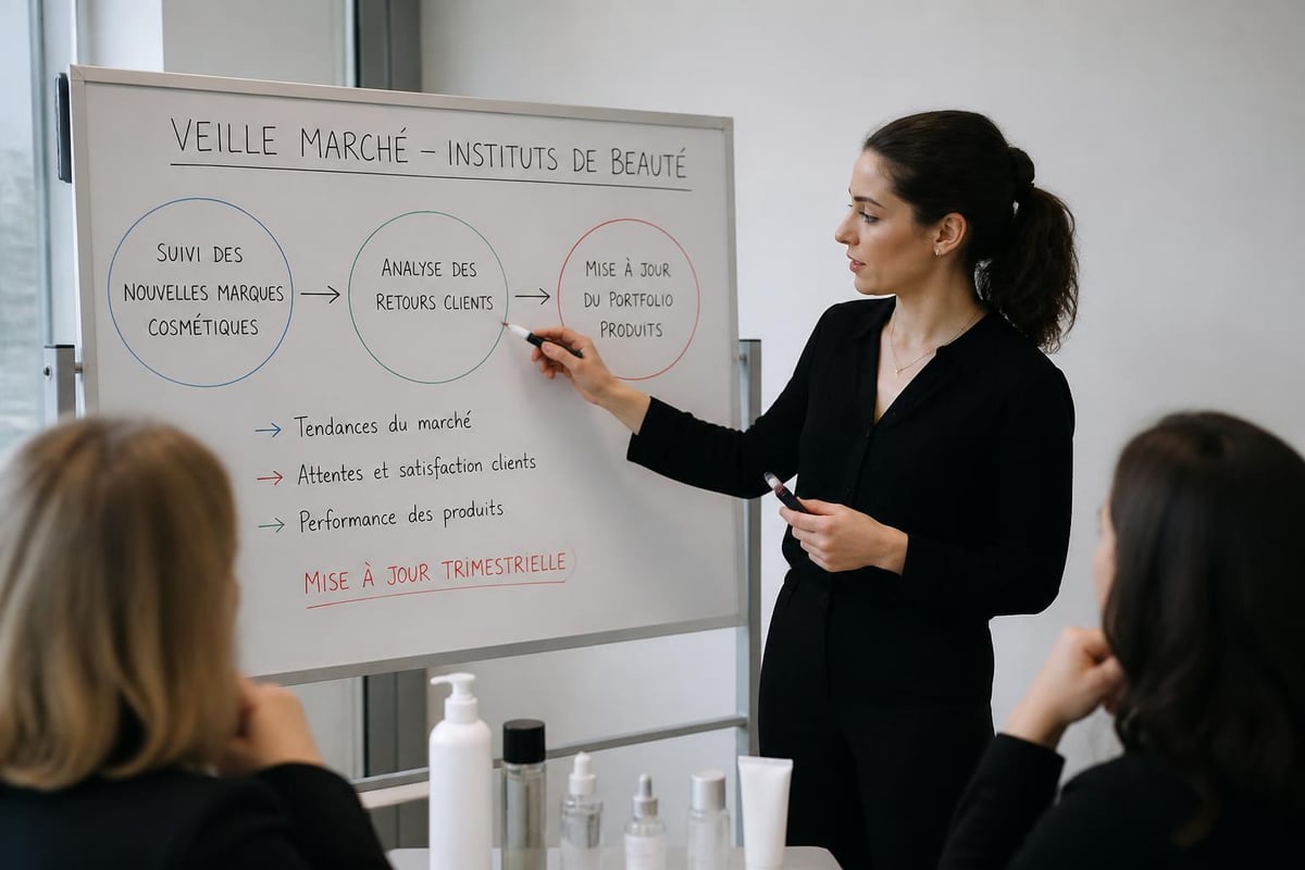 Veille marché produits institut