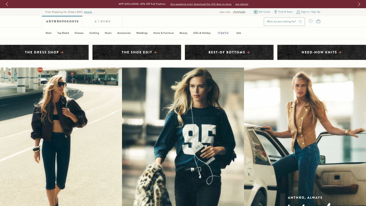 9 Best Boho Style Clothing Stores to Explore in 2025 - Anthropologie