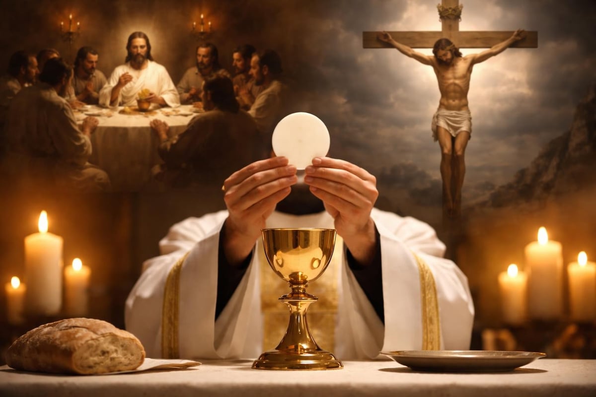 Eucharist and Good Friday connection