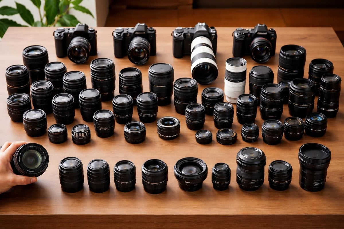 Camera lens ecosysteem vergelijking