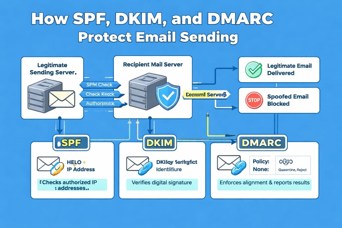 Email authentication workflow
