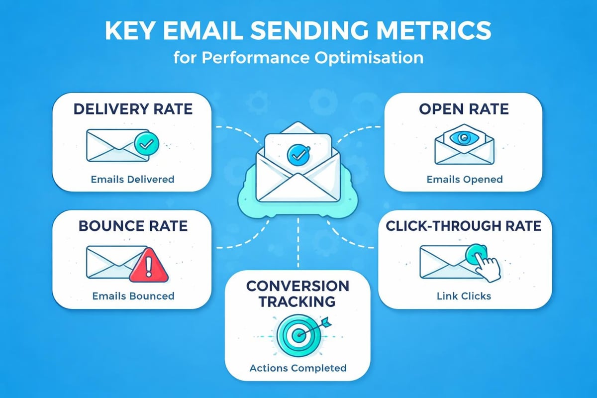 Email metrics dashboard
