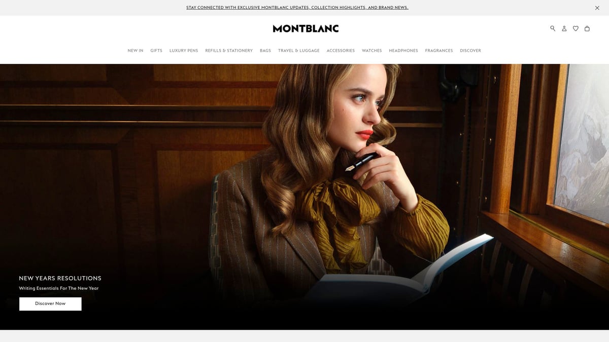 9 Brilliant Luxury Gift Packages to Impress in 2026 - Montblanc: Bespoke Writing Instruments Experience