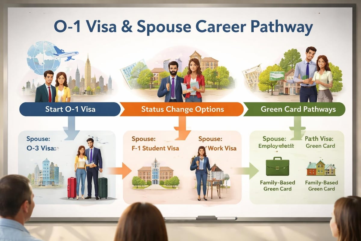 Timeline planning for O-1 families