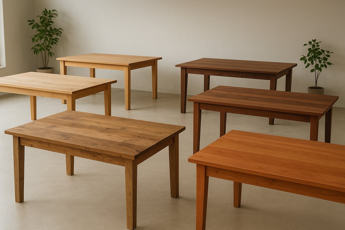 Types of Solid Wood Used in Rectangular Dining Tables