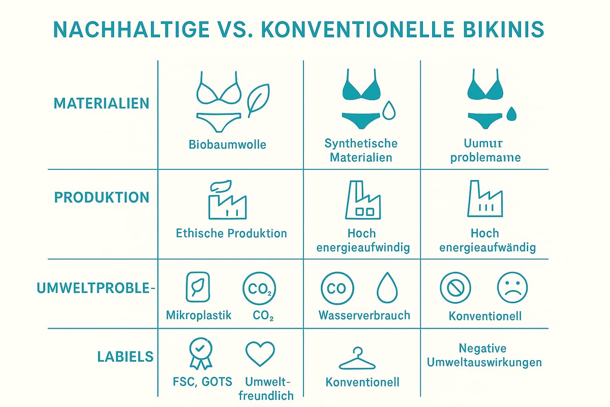 Was bedeutet „nachhaltiger Bikini“?