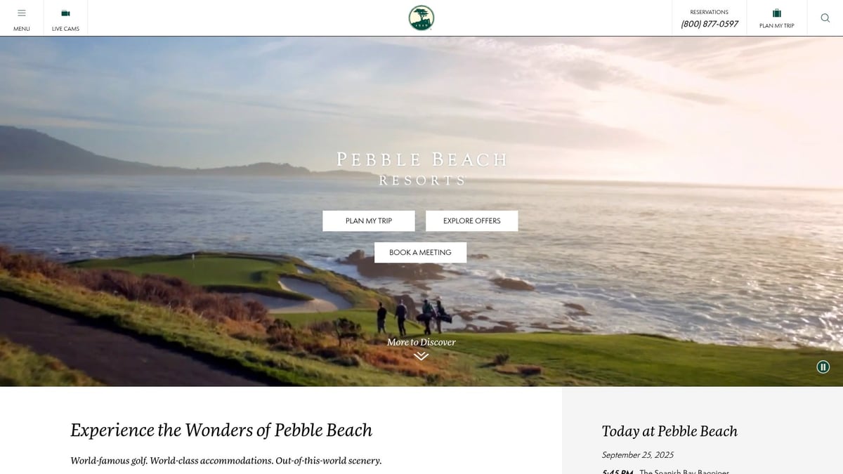 7 Fantastiska Bästa Golfresemål 2026 Att Upptäcka 2025 - Pebble Beach, Kalifornien – Ikonisk kustgolf