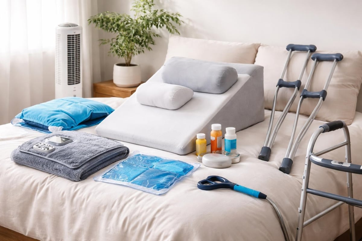 Physical comfort elements in surgery recovery