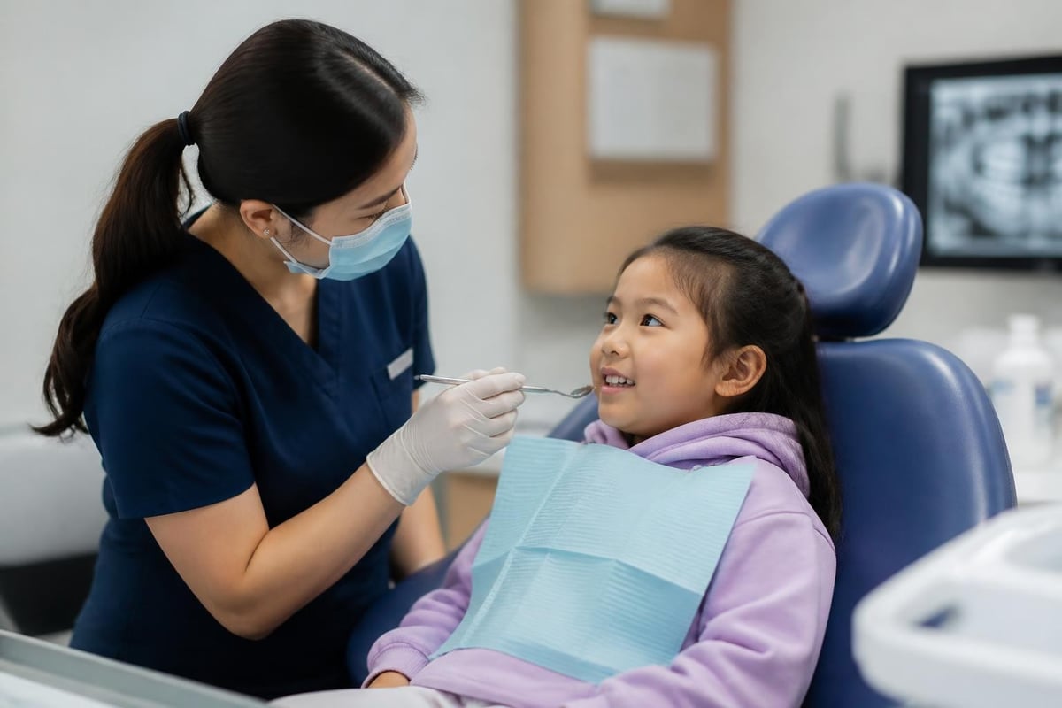 Pediatric dentist specialized training