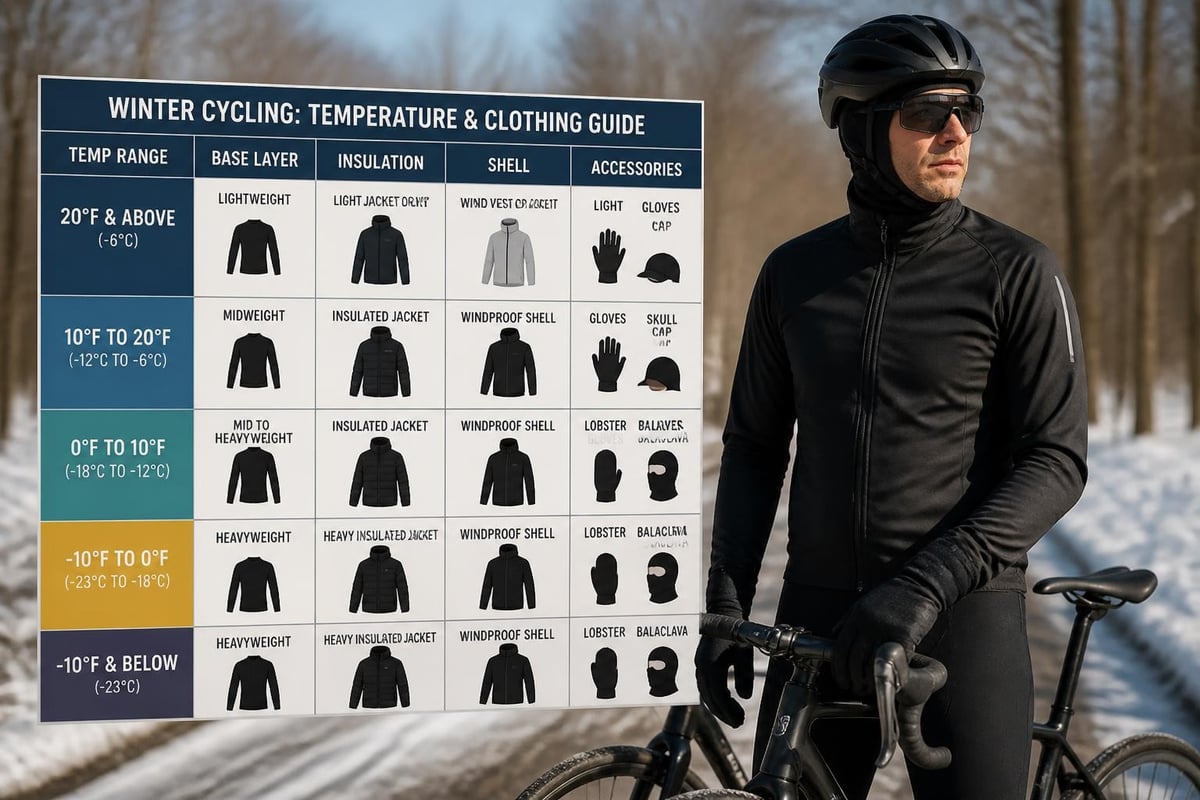Temperature gear matching chart