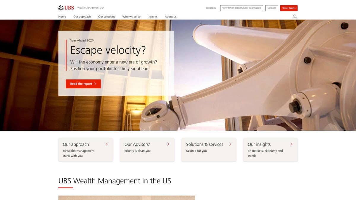 10 Best Top 10 Wealth Management Firms to Watch in 2026 - UBS Wealth Management USA