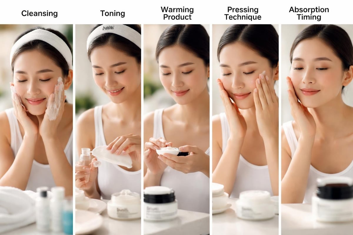 Belif cream application method
