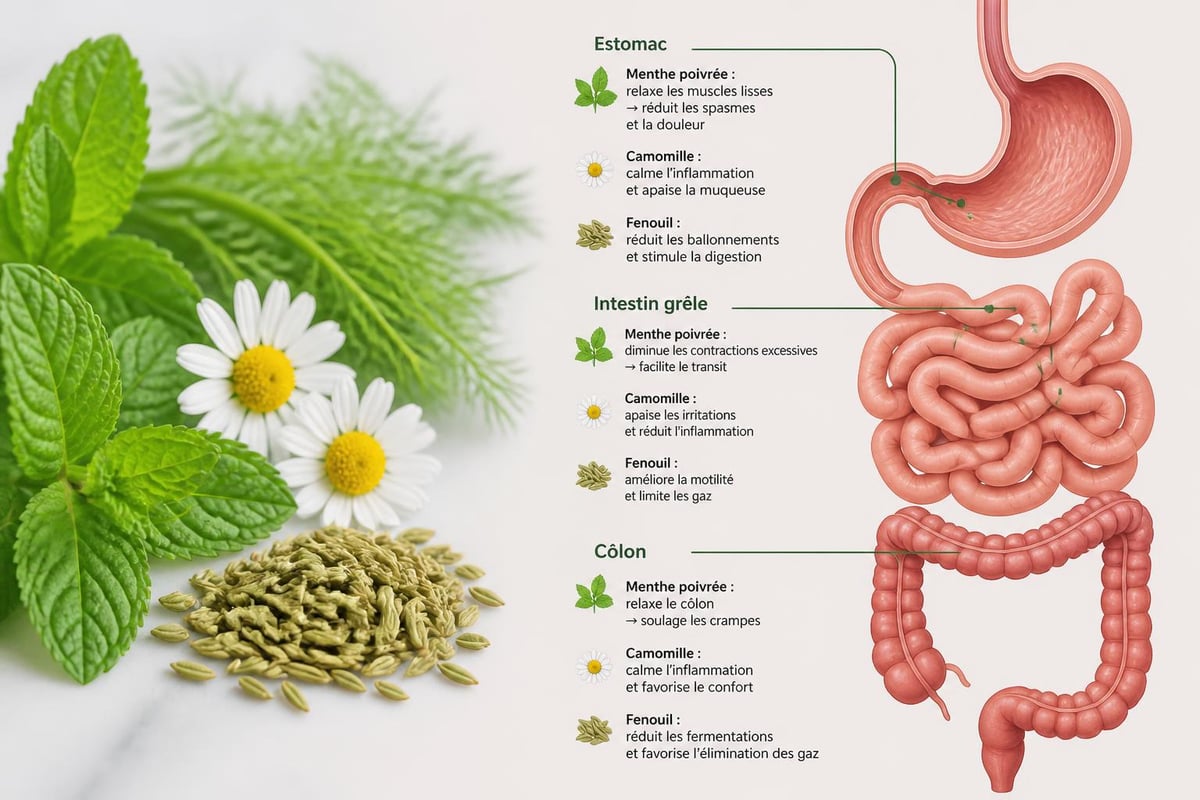 Plantes digestives principales