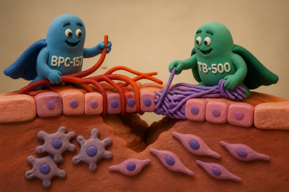 BPC-157 and TB-500 mechanisms