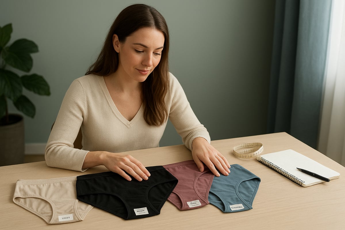 Sådan vælger du de rigtige menstruationstrusser – trin for trin