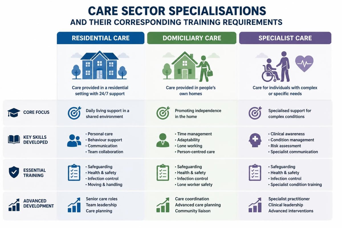 Care training pathways