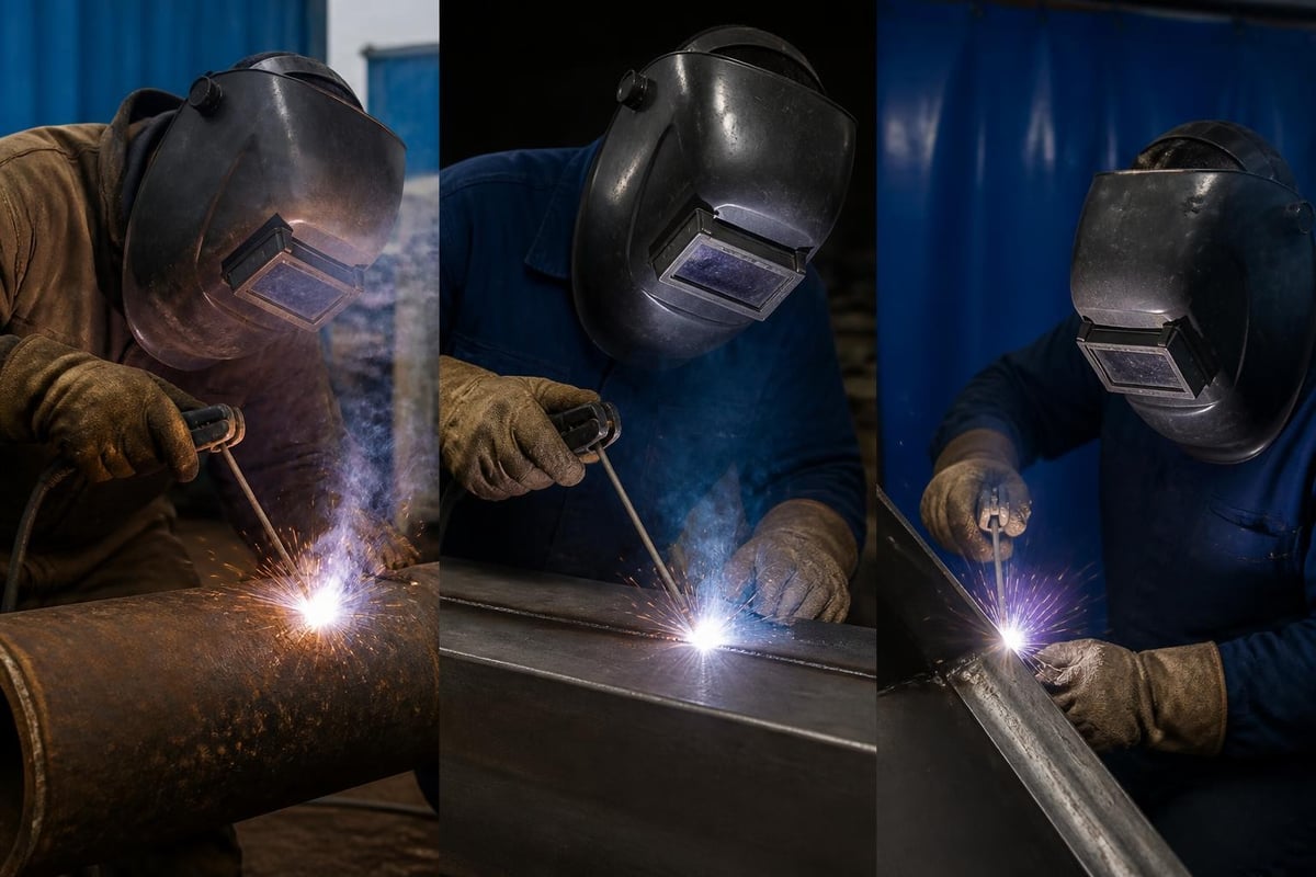 Stick welding electrode selection