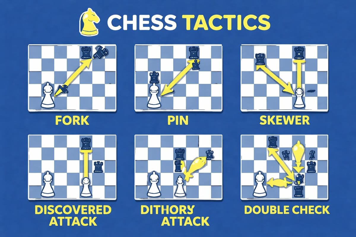 Common chess tactical patterns