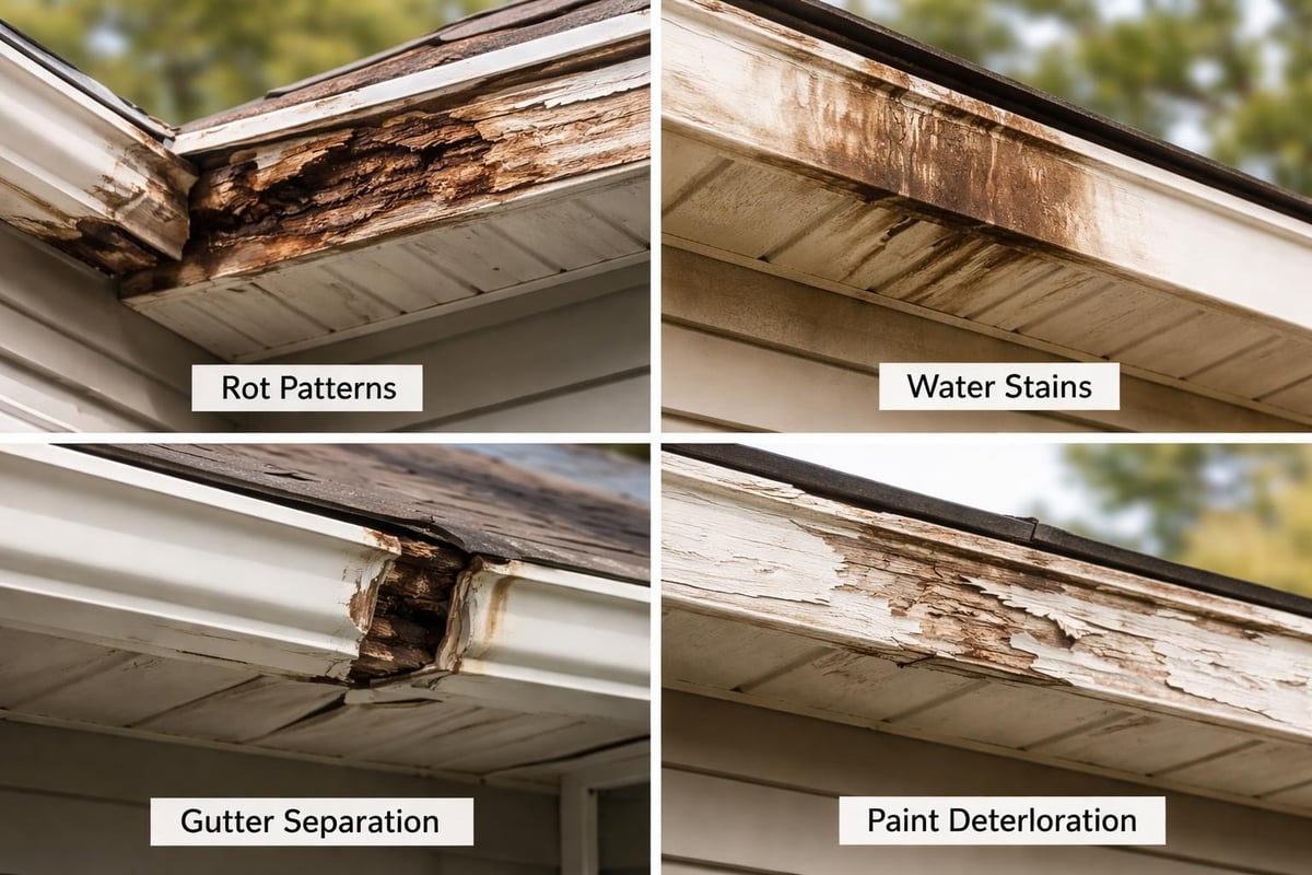 Signs of fascia damage