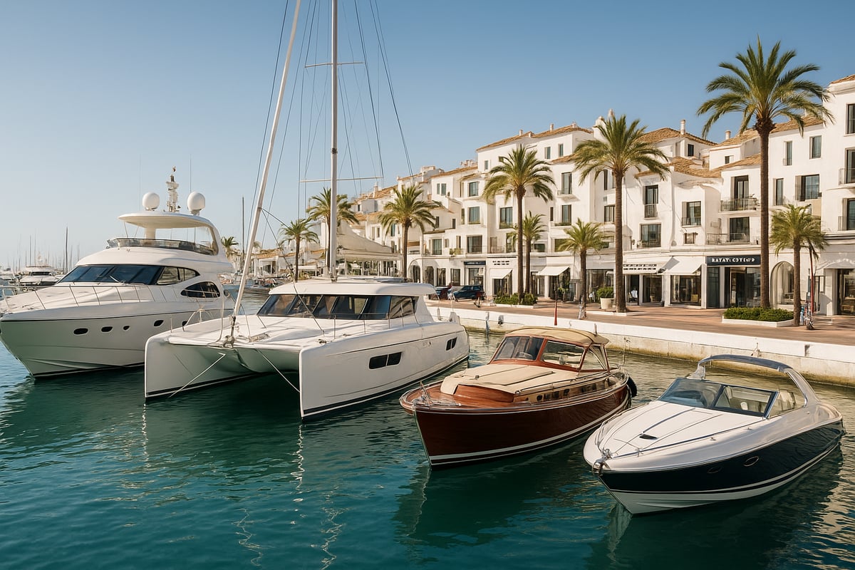 Types of Boats Available for Hire in Marbella