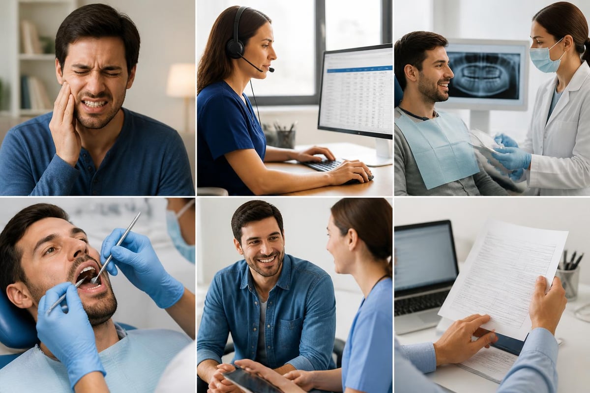 Emergency dental treatment timeline