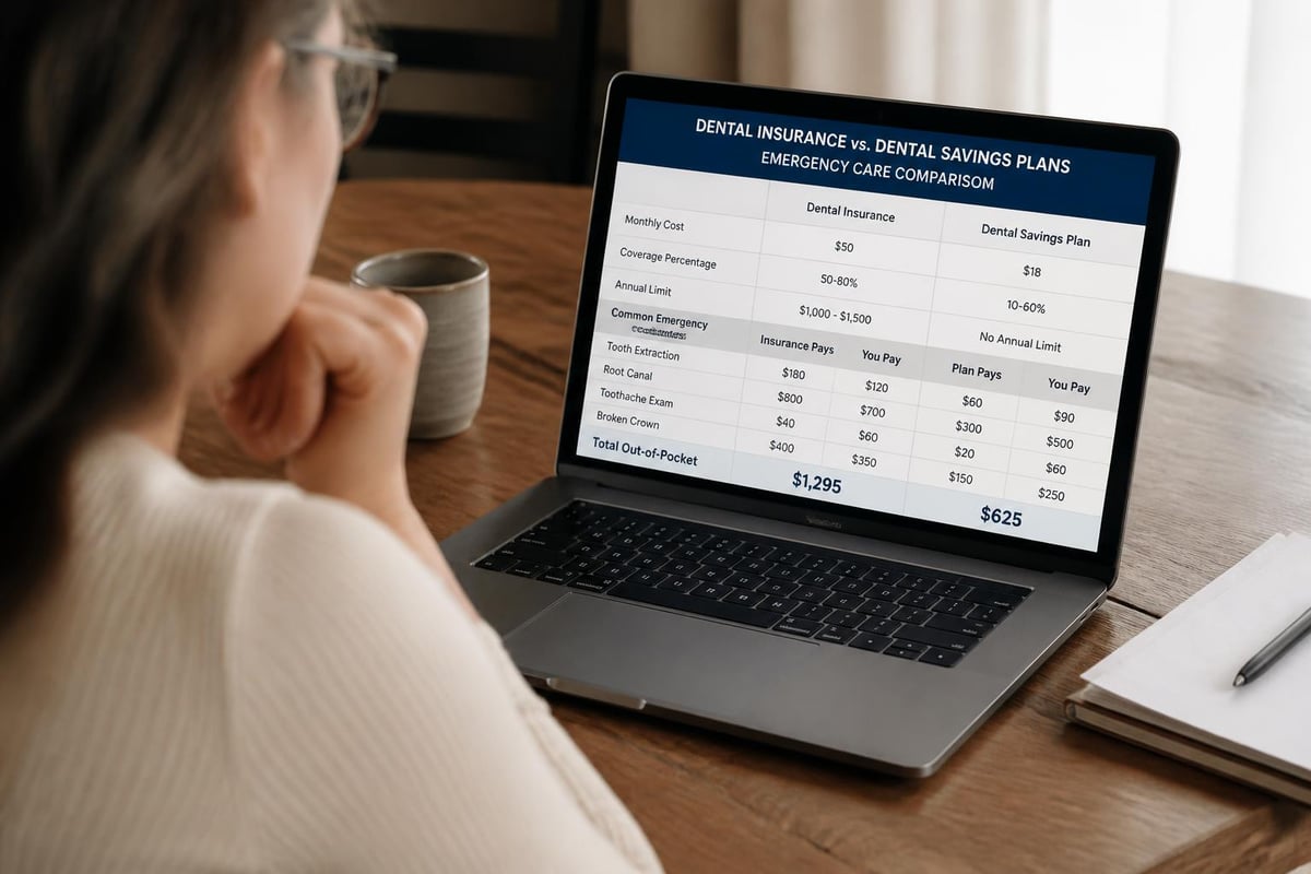 Dental savings plan comparison