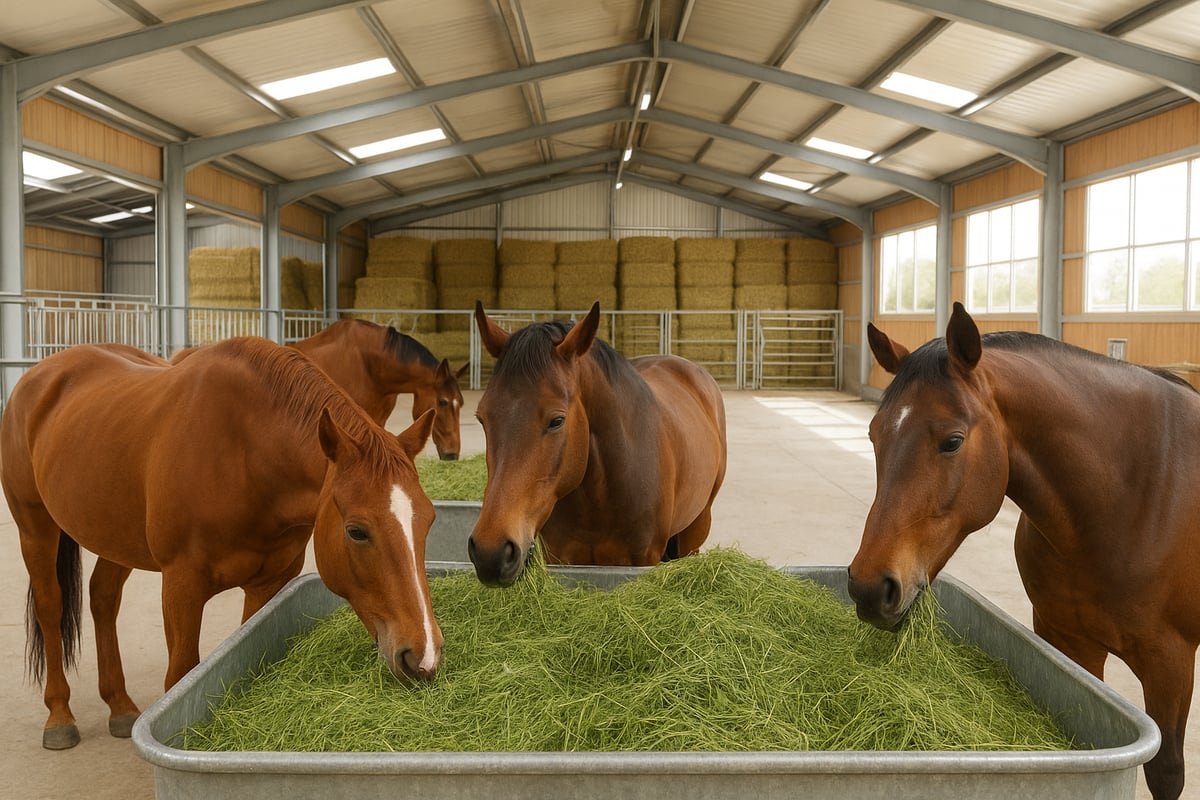 Heu als Grundpfeiler der Pferdeernährung