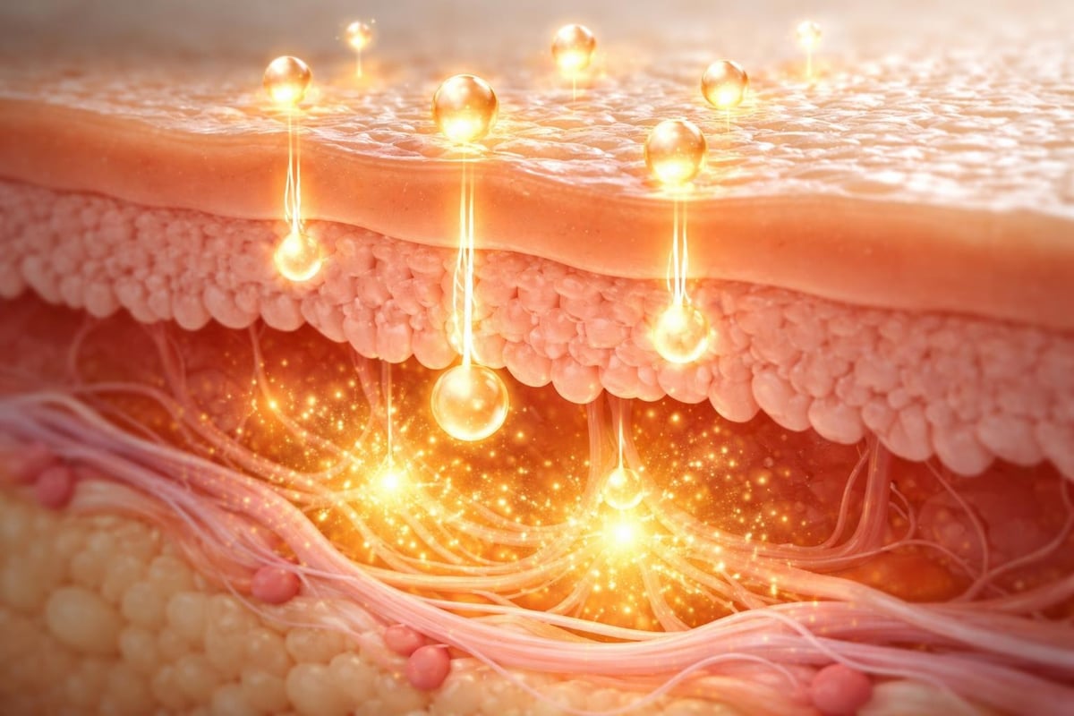 Retinol serum application process