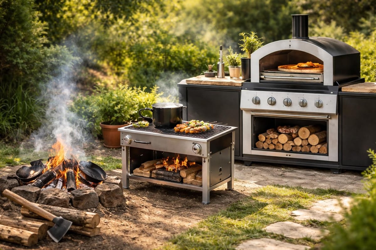 Outdoor stove oven technology evolution