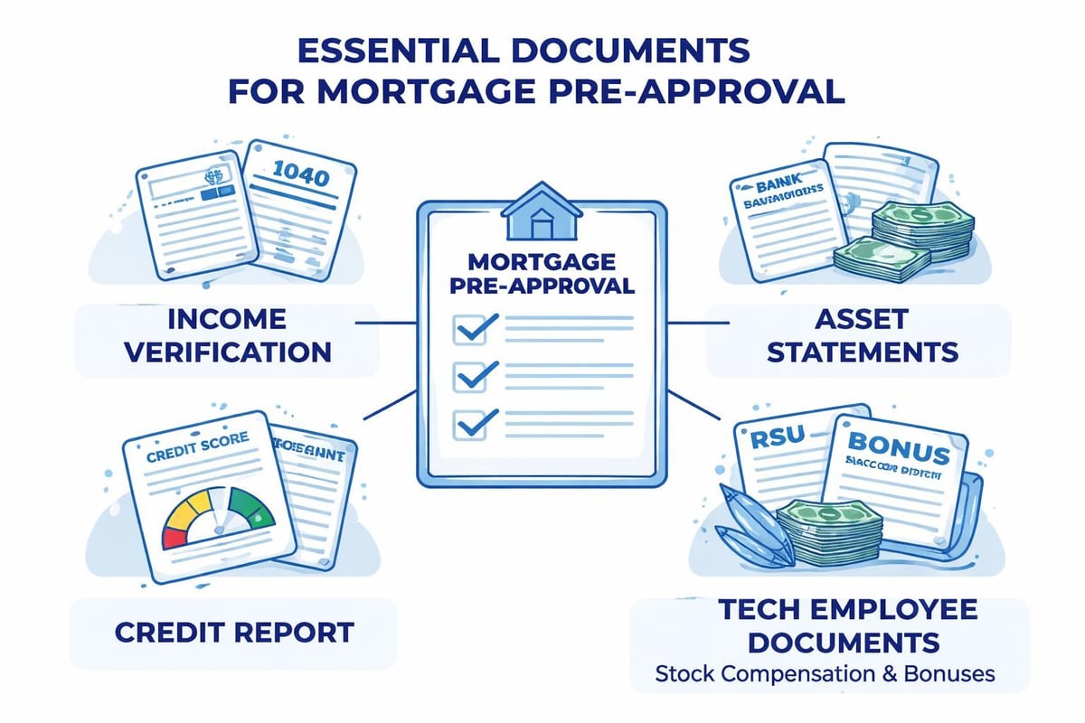 Mortgage pre-approval documentation checklist