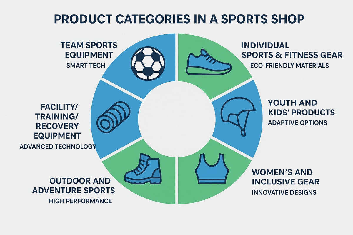 Key Product Categories in Modern Sports Shops